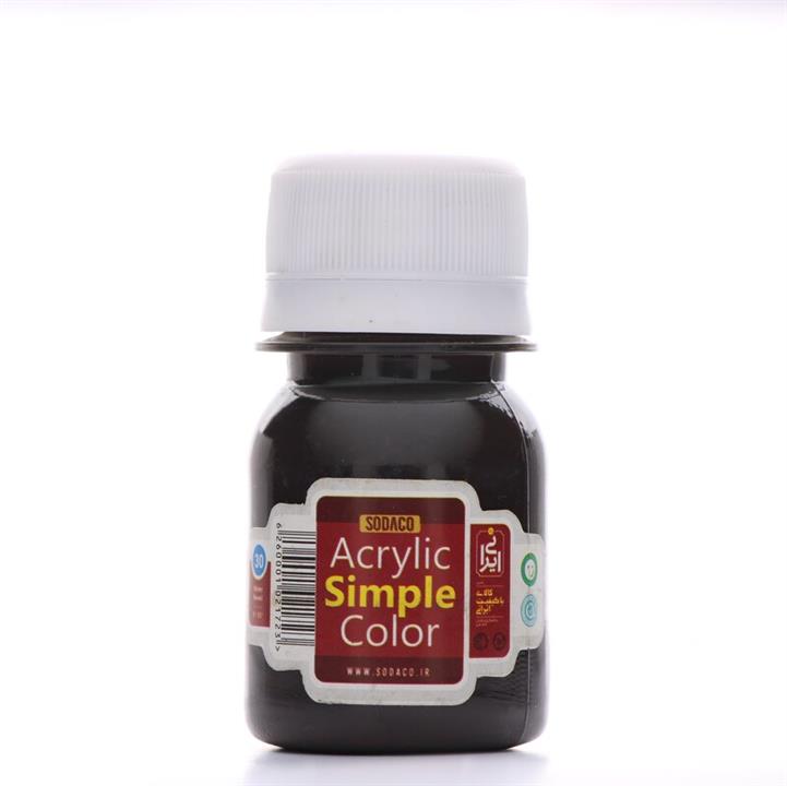 رنگ اکریلیک ساده  سوداکو 30 میل  کد acrylic simple 00303